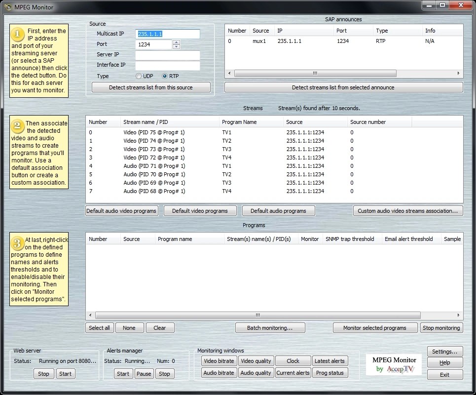 Screenshot of MPEG Monitor #3